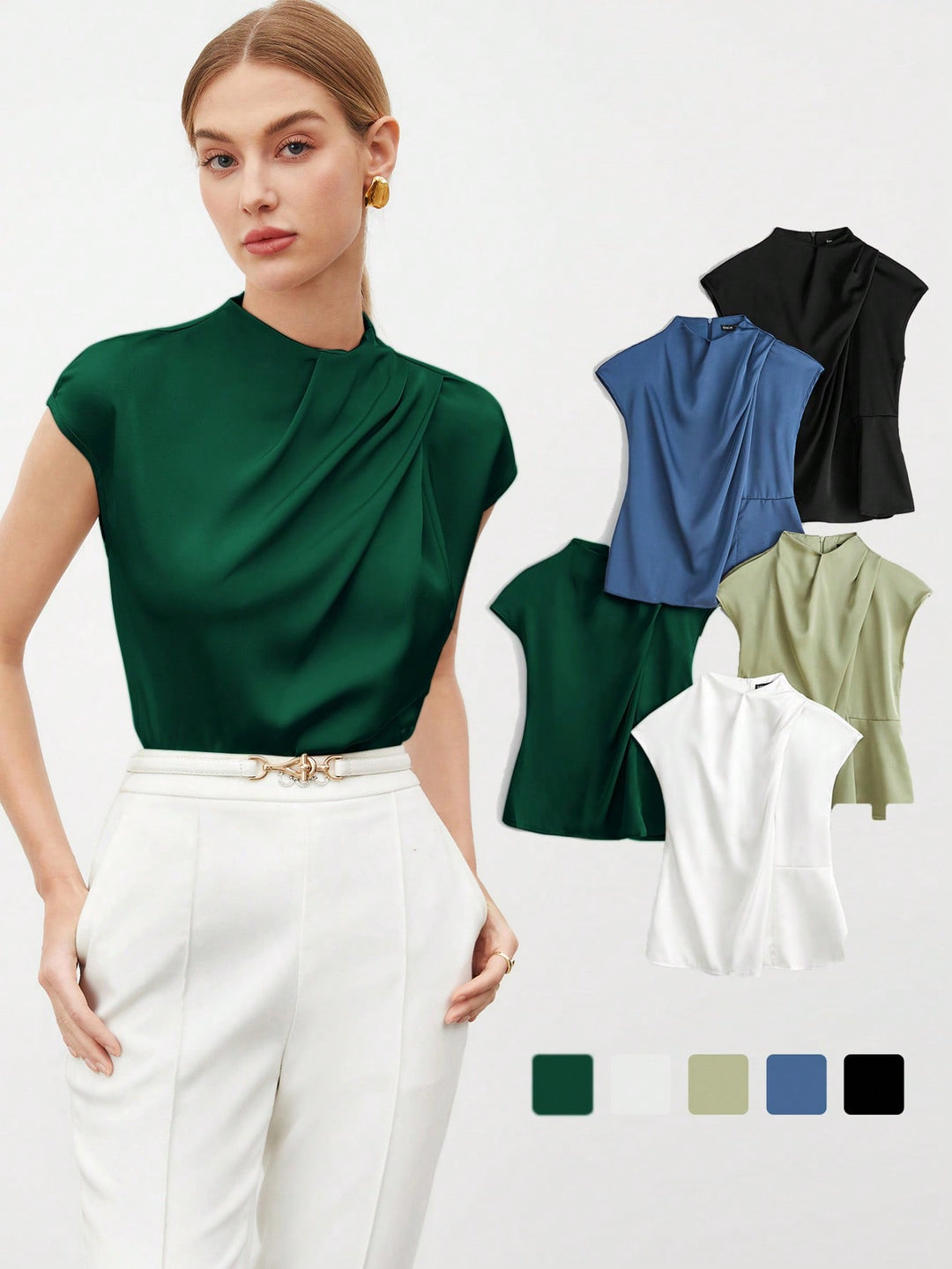 Bluza SHEIN, verde