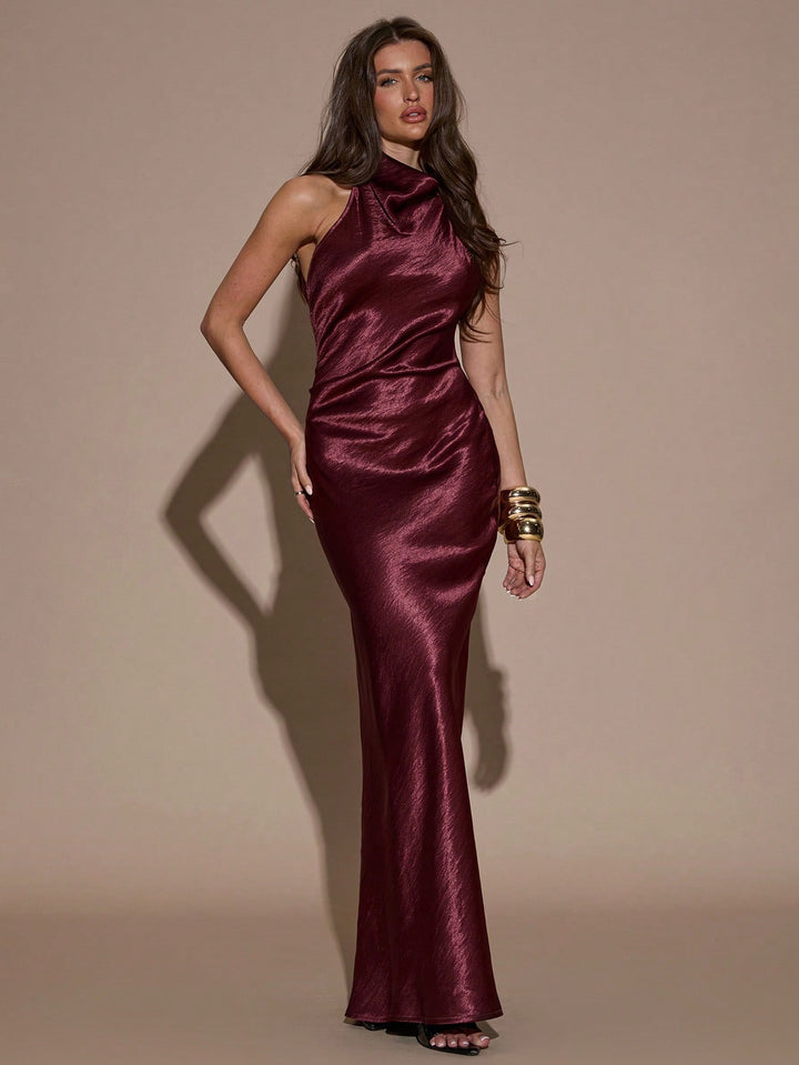 Rochie maxi SHEIN, vișiniu