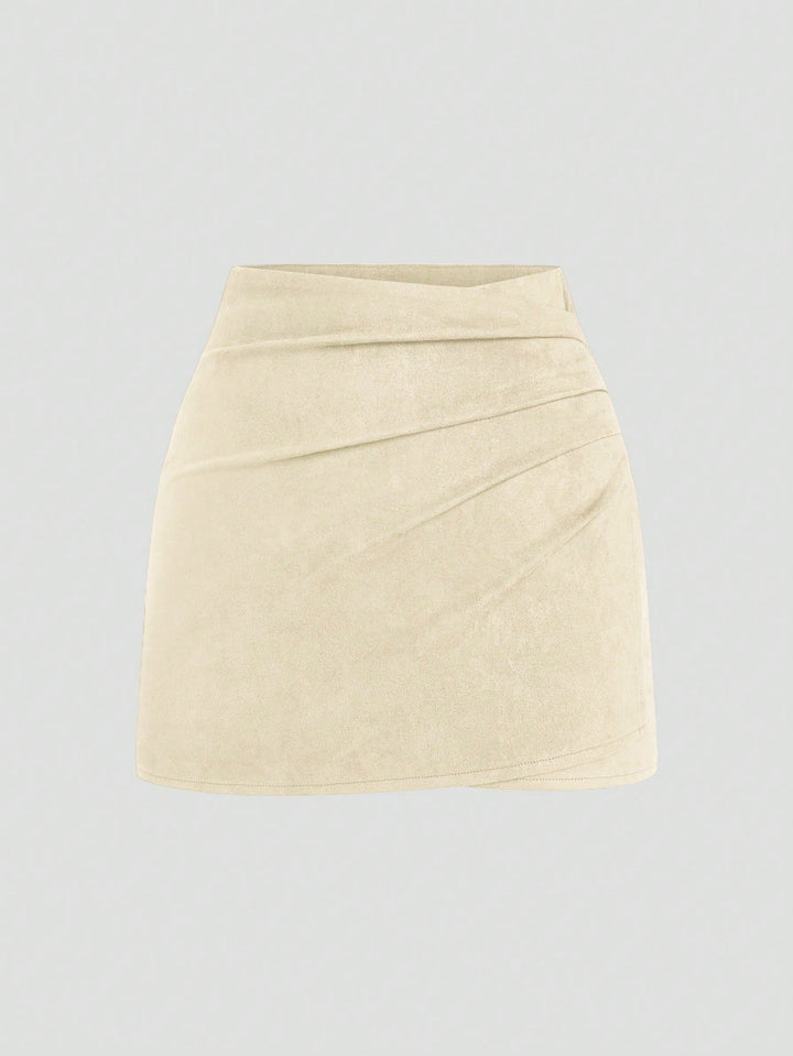 Fustă mini SHEIN, crem