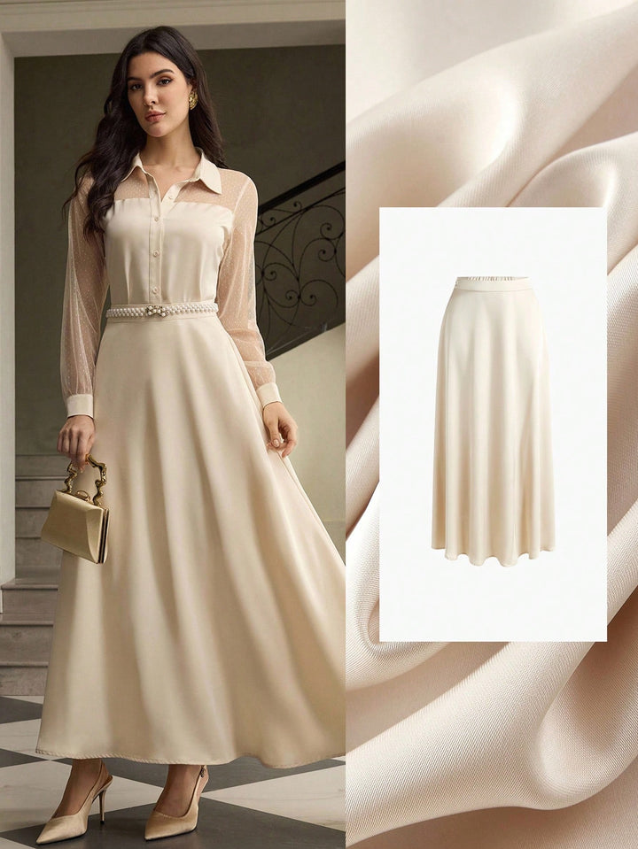 Fustă SHEIN, bej