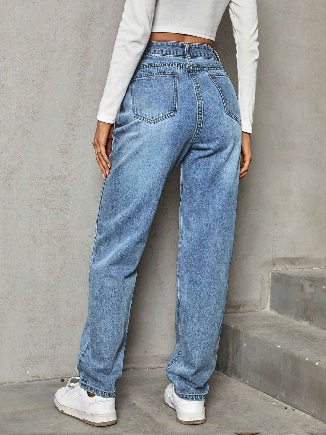 Jeans SHEIN, albastru