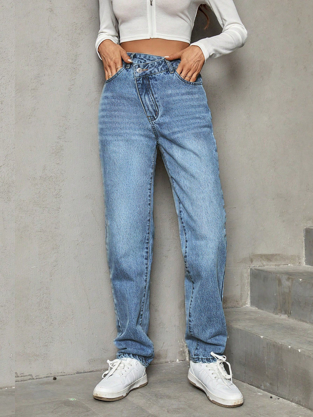 Jeans SHEIN, albastru