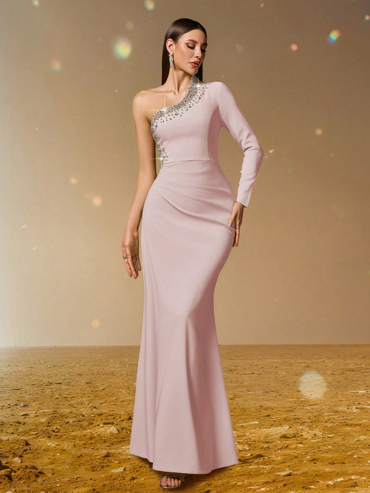Rochie maxi SHEIN, roz