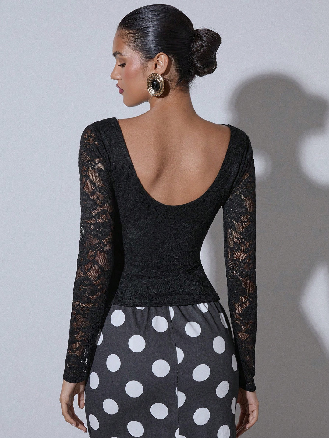 Top SHEIN, negru