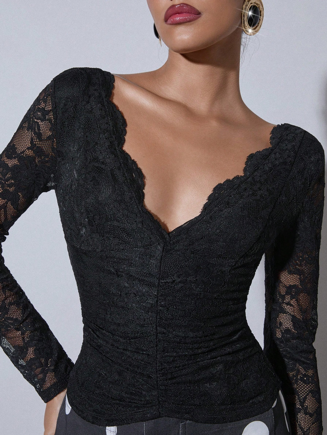 Top SHEIN, negru