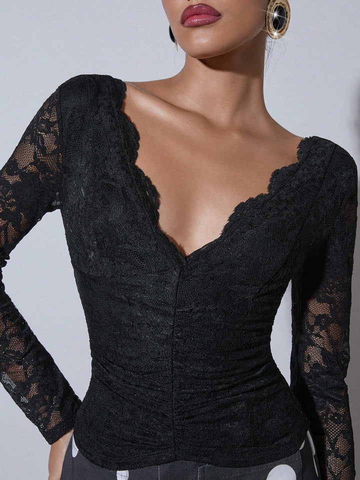 Top SHEIN, negru