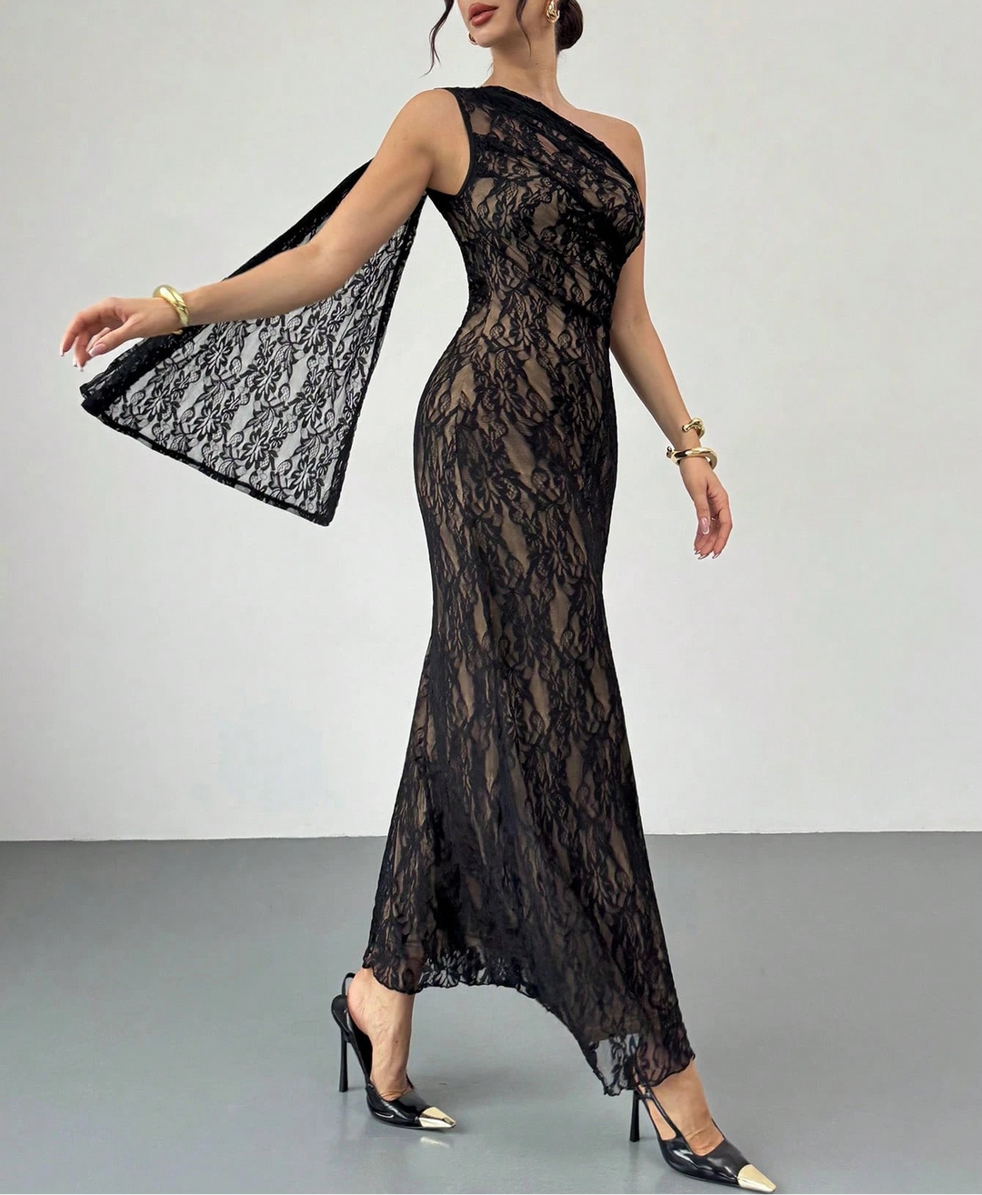 Rochie maxi SHEIN, mix culori