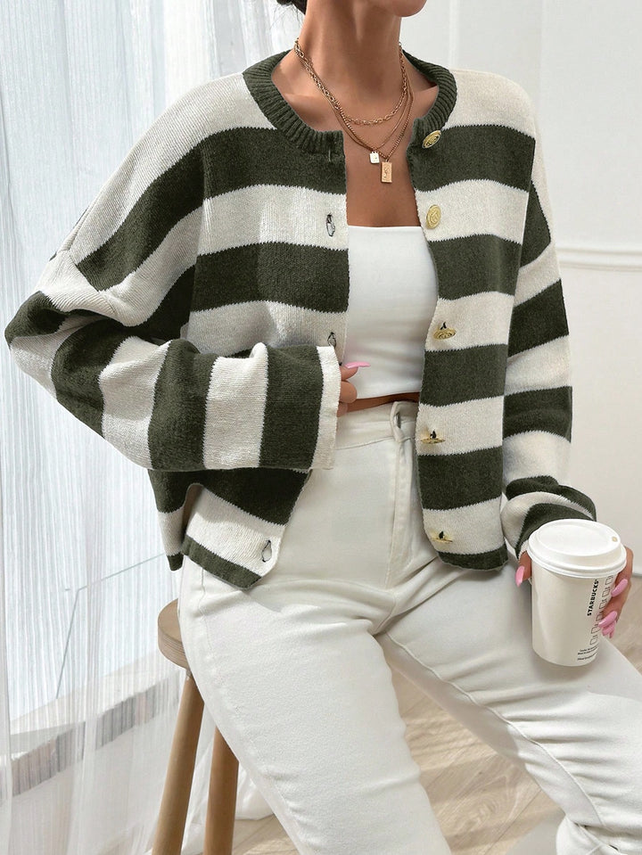 Cardigan SHEIN, kaki