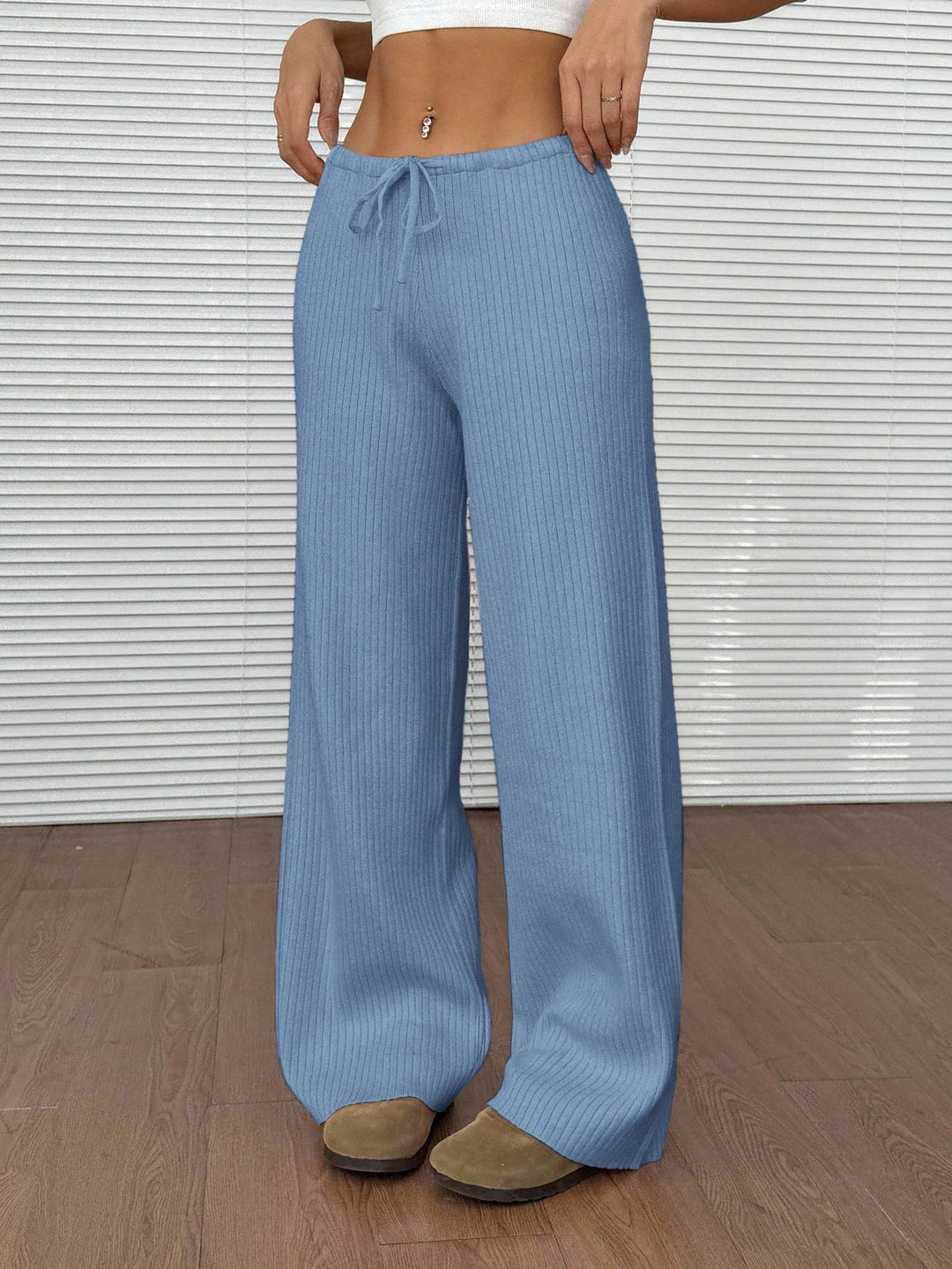 Pantaloni Shein, albastru