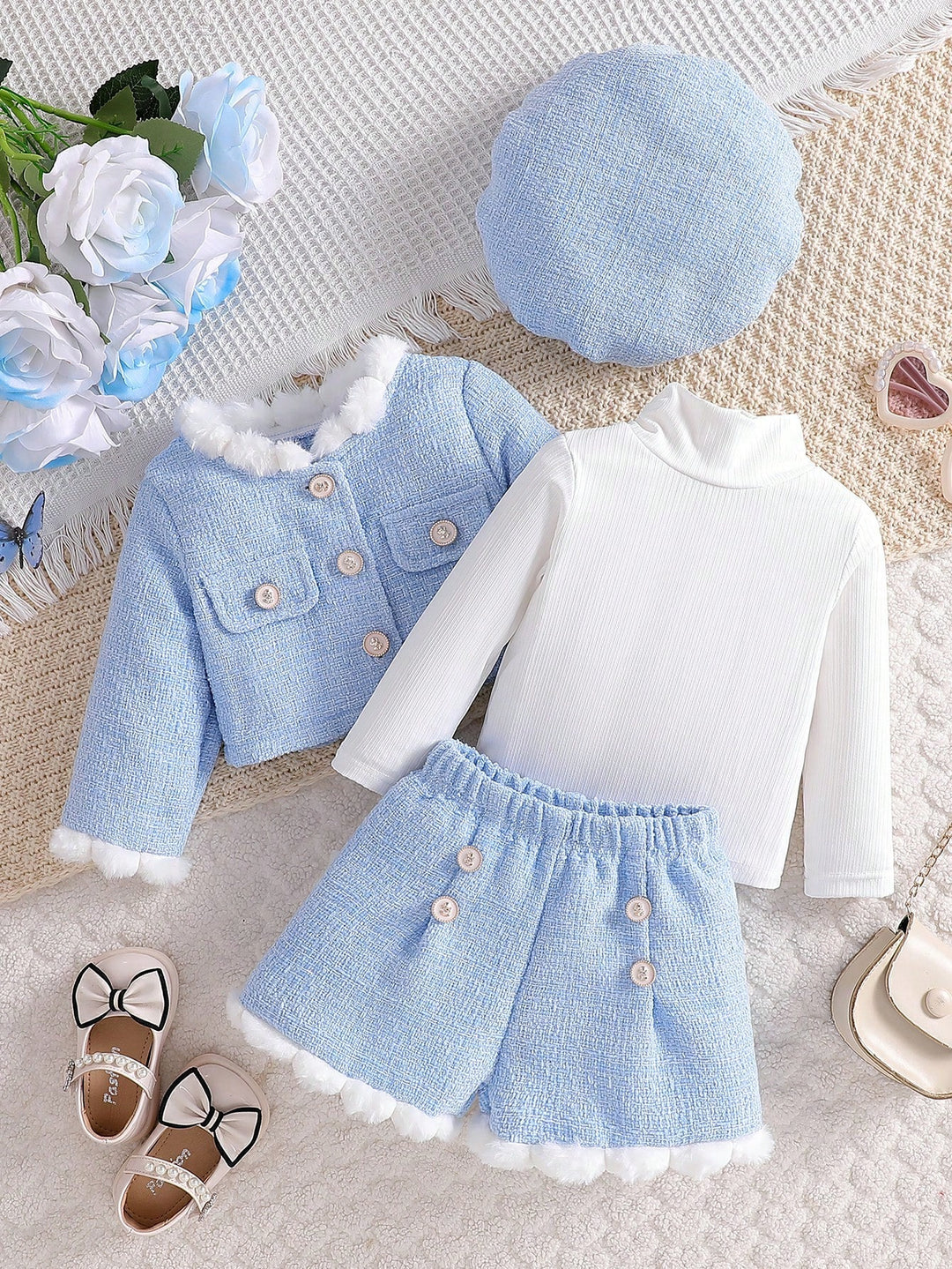 Set SHEIN, albastru