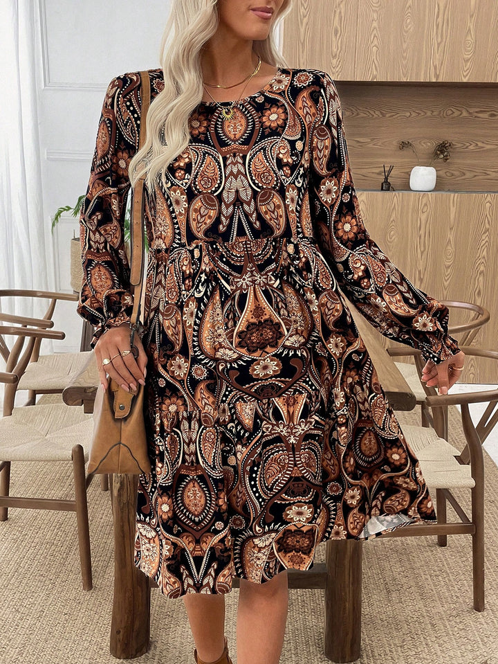 Rochie midi SHEIN, mix culori