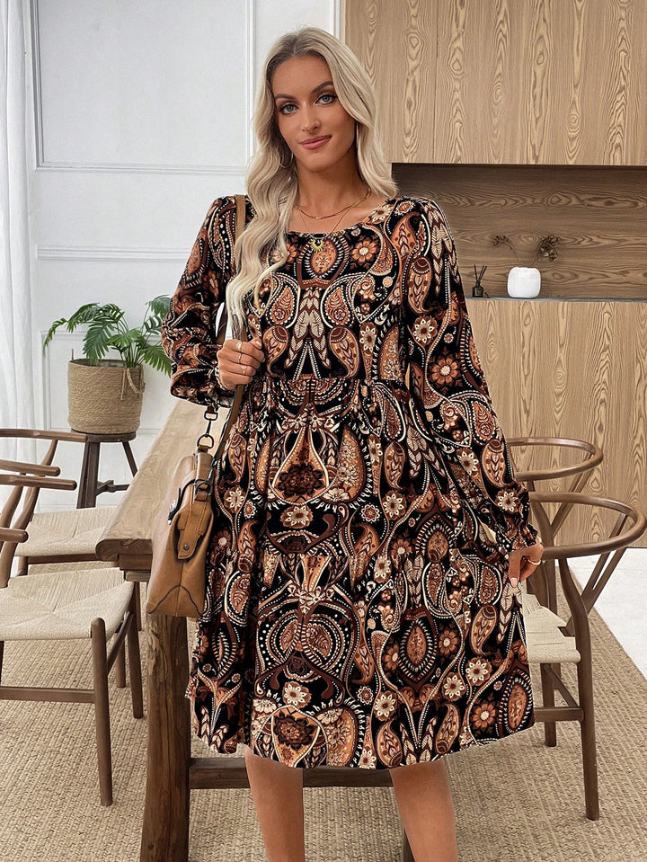Rochie midi SHEIN, mix culori