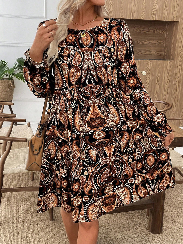 Rochie midi SHEIN, mix culori