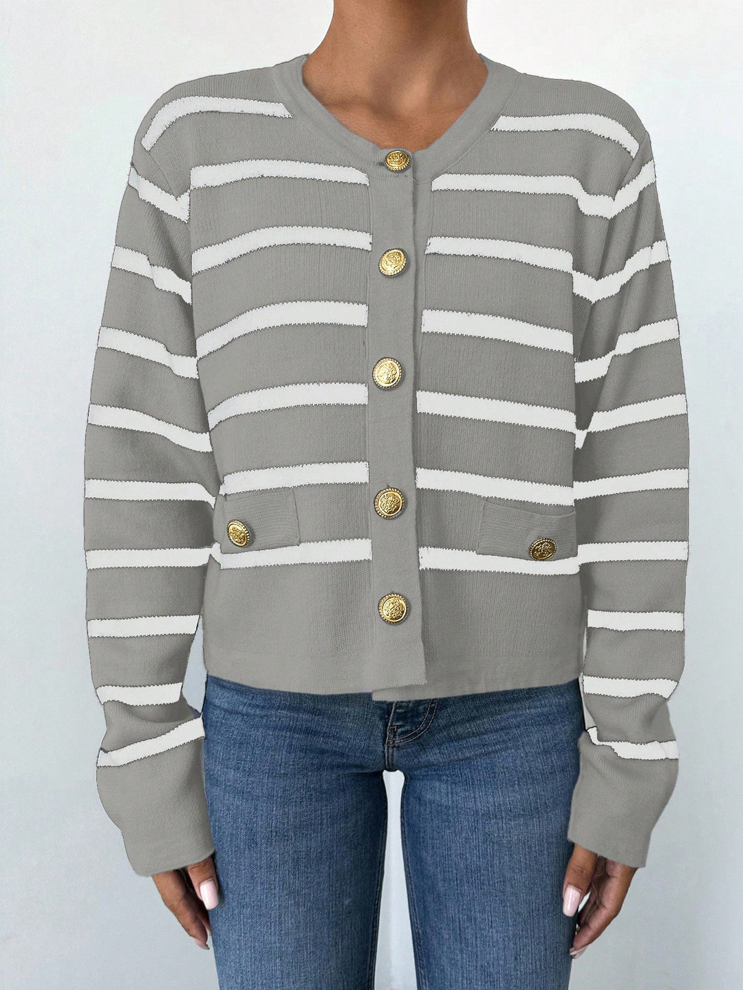 Cardigan SHEIN, gri
