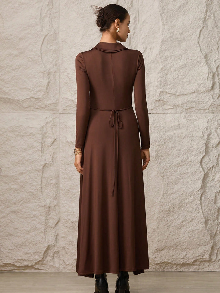 Rochie Maxi Shein, maro