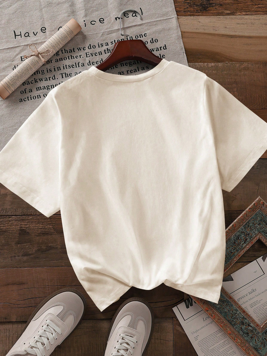 Tricou SHEIN, bej
