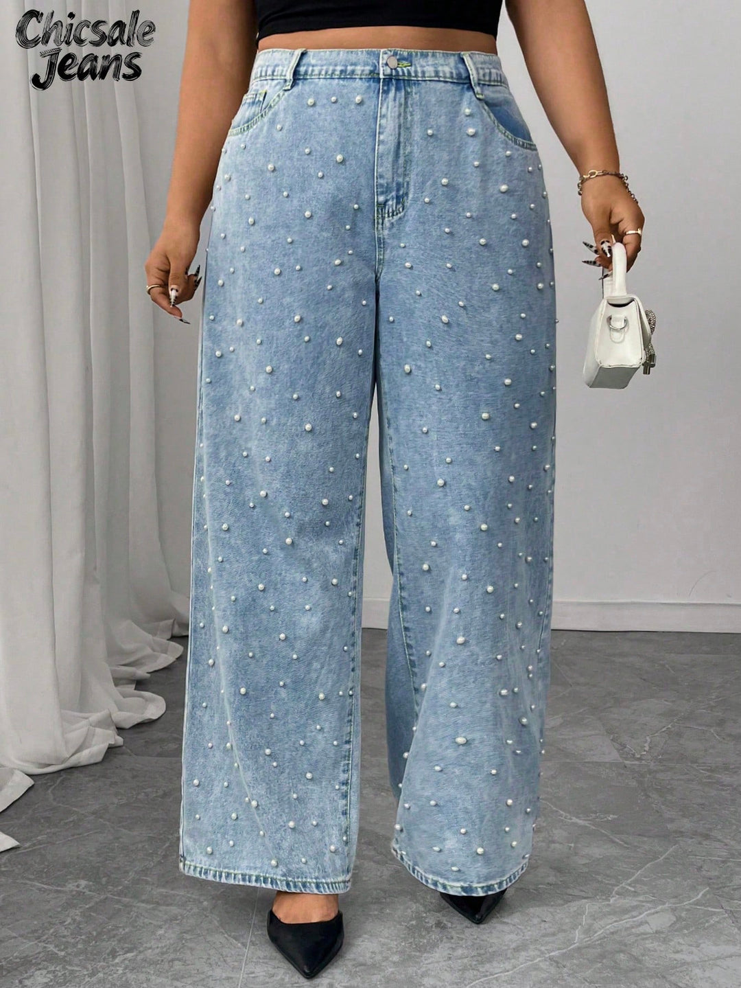 Jeans SHEIN, albastru