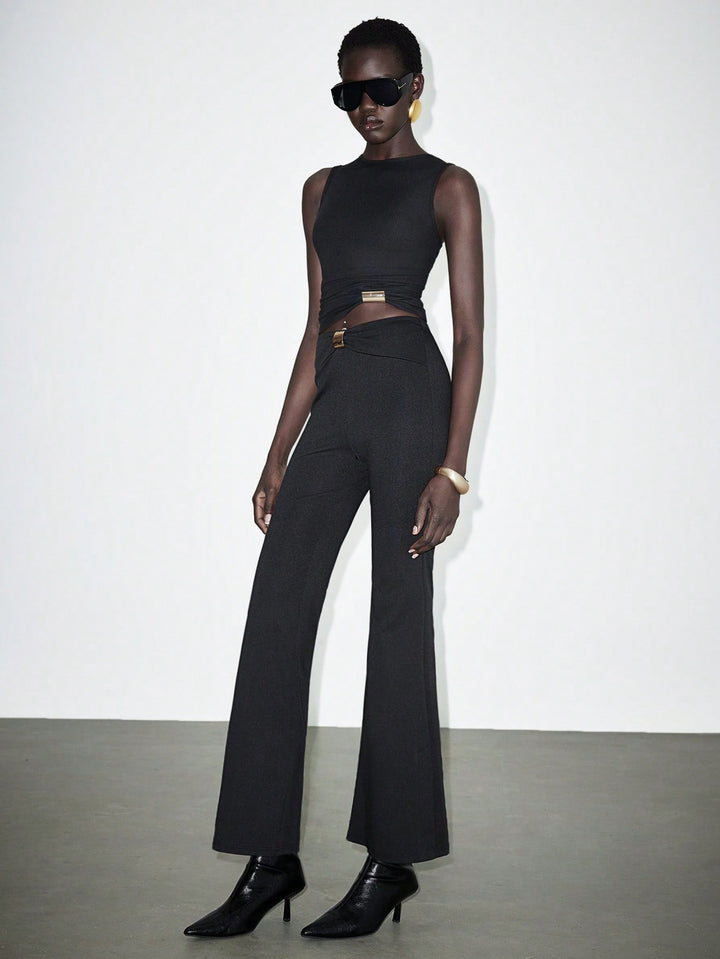 Pantaloni SHEIN, negru