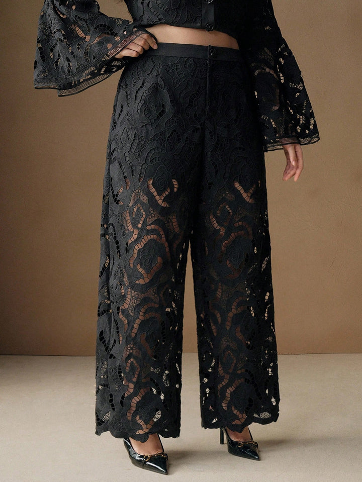 Pantaloni SHEIN, negru