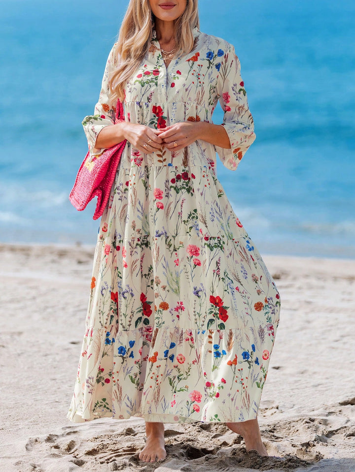 Rochie maxi SHEIN, mix culori