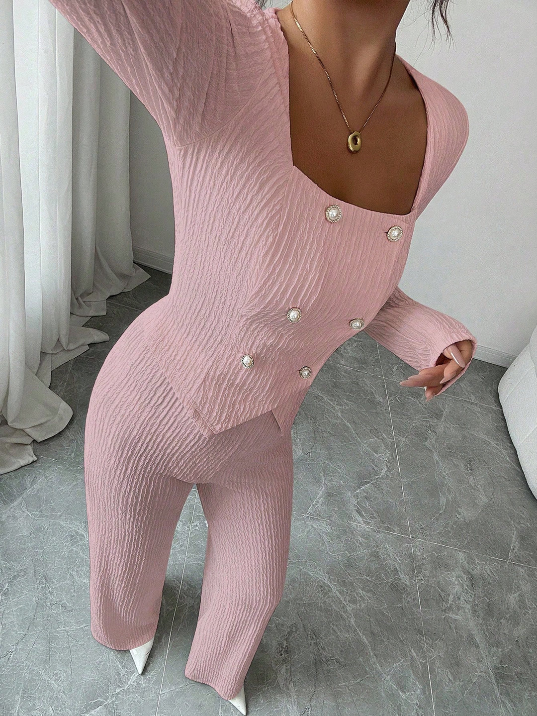 Compleu SHEIN, roz