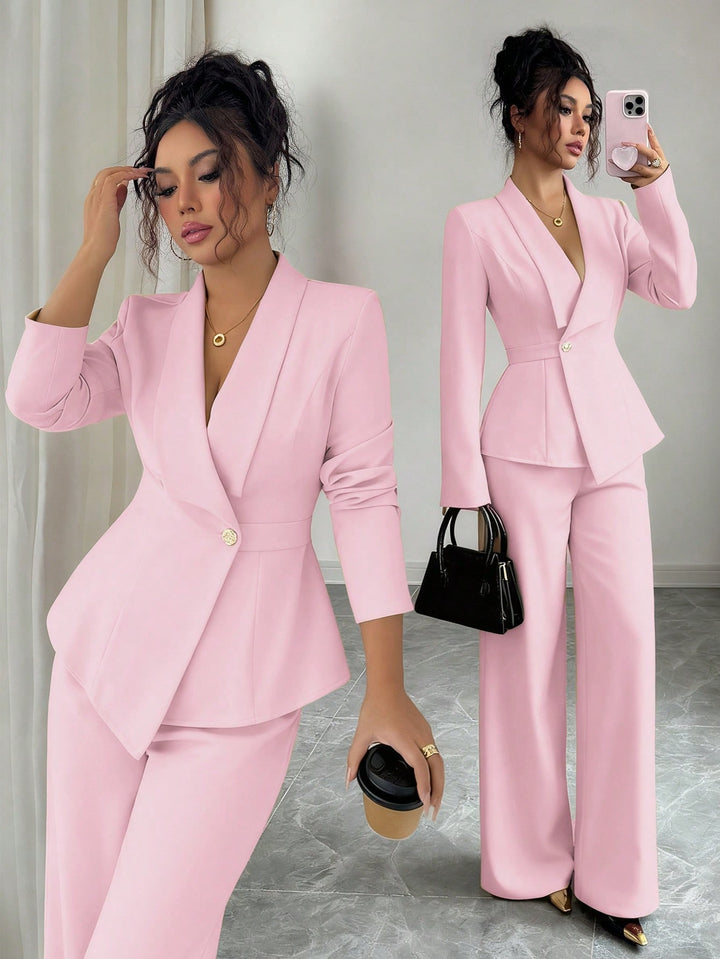 Costum SHEIN, roz