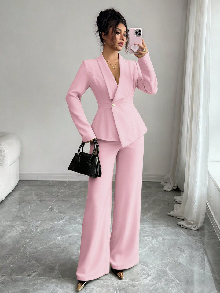 Costum SHEIN, roz