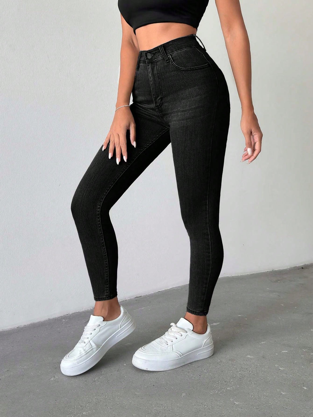 Jeans SHEIN, negru