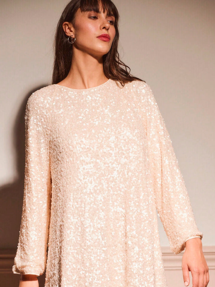 Rochie mini SHEIN, alb