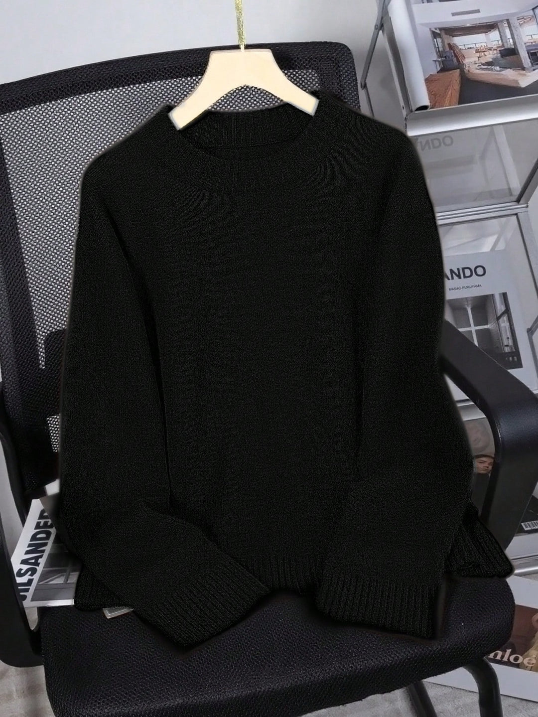 Pulover SHEIN, negru
