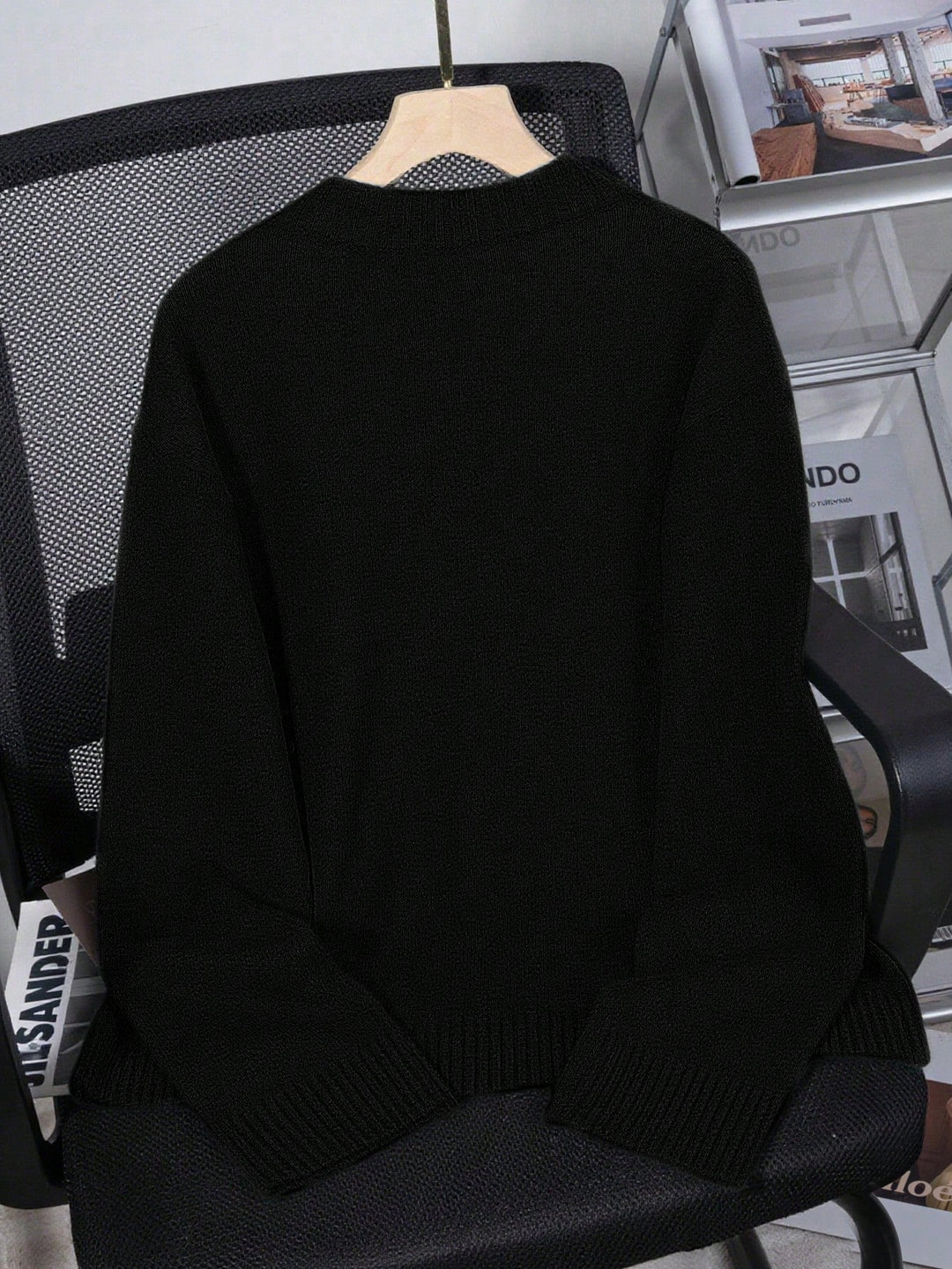 Pulover SHEIN, negru