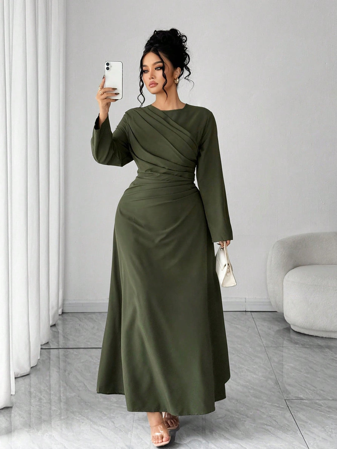 Rochie SHEIN, verde