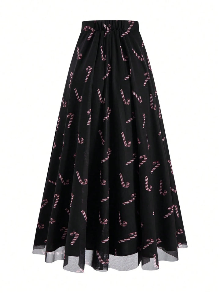 Fustă maxi SHEIN, negru