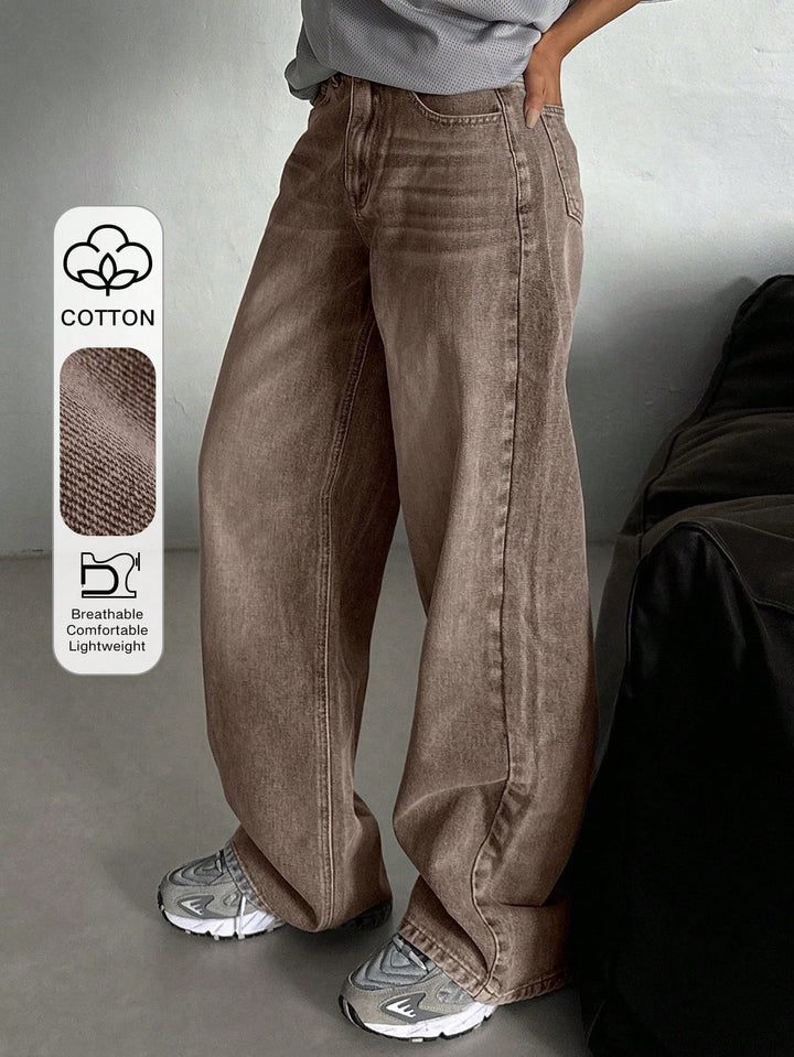 Jeans SHEIN, maro