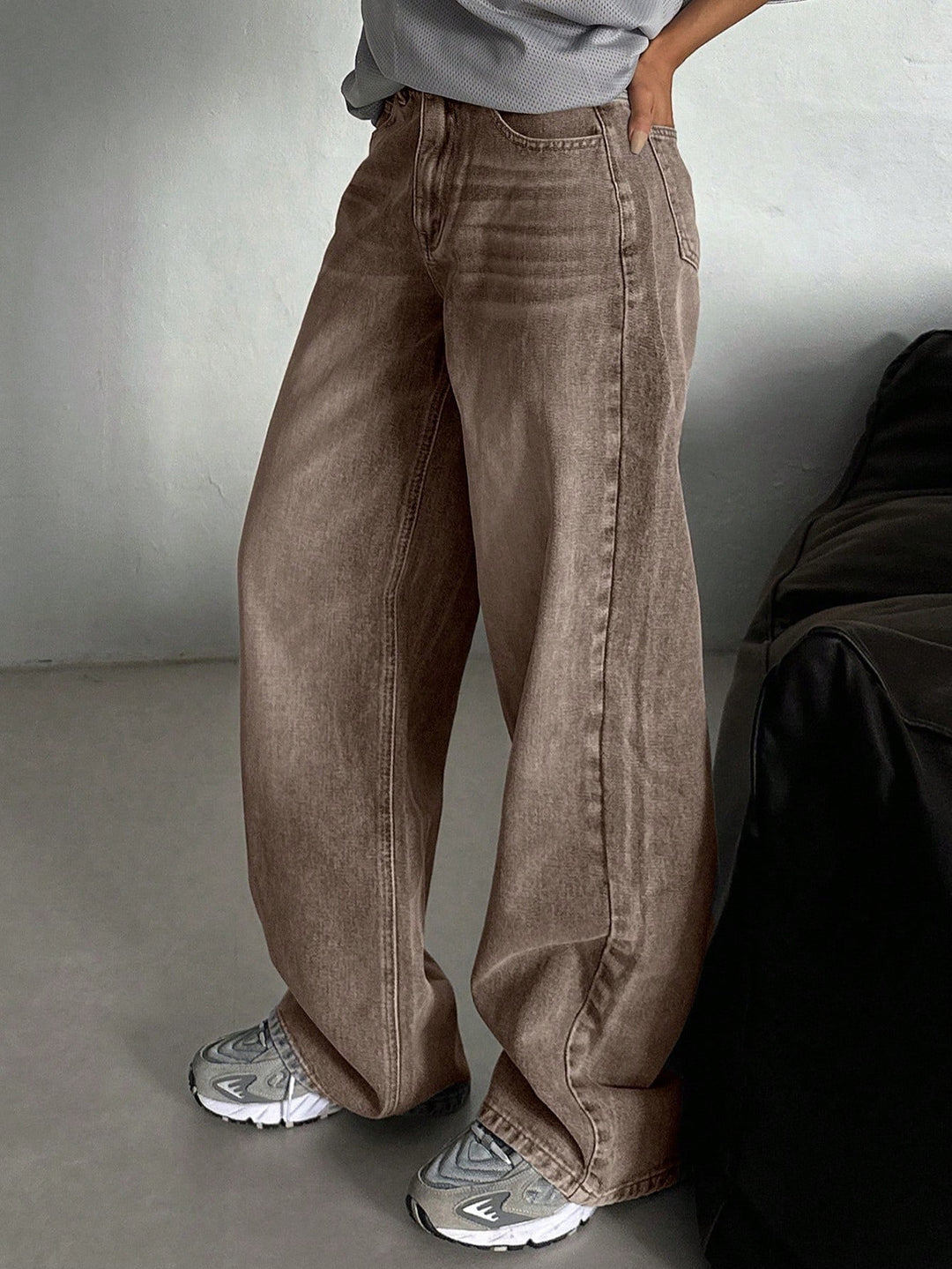Jeans SHEIN, maro