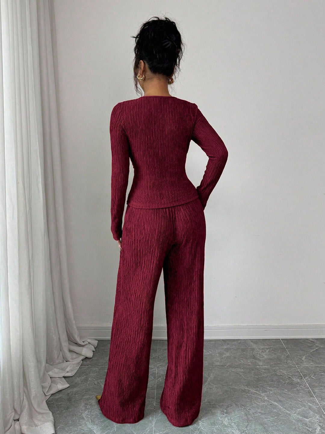 Compleu SHEIN, vișiniu