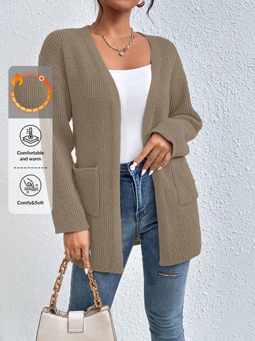 Cardigan SHEIN, maro