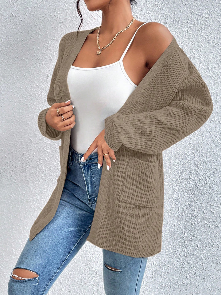 Cardigan SHEIN, maro