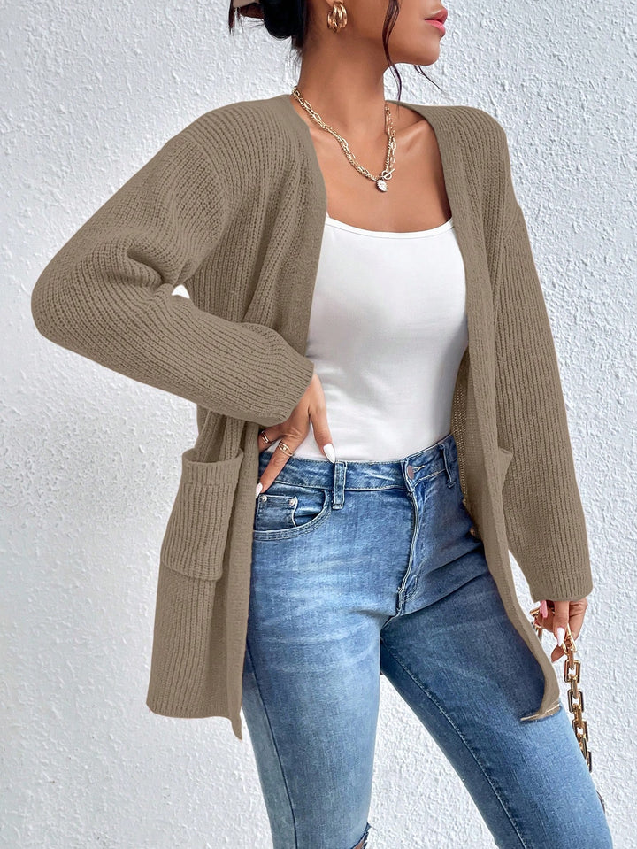 Cardigan SHEIN, maro