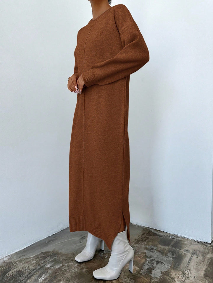 Rochie maxi SHEIN, portocaliu
