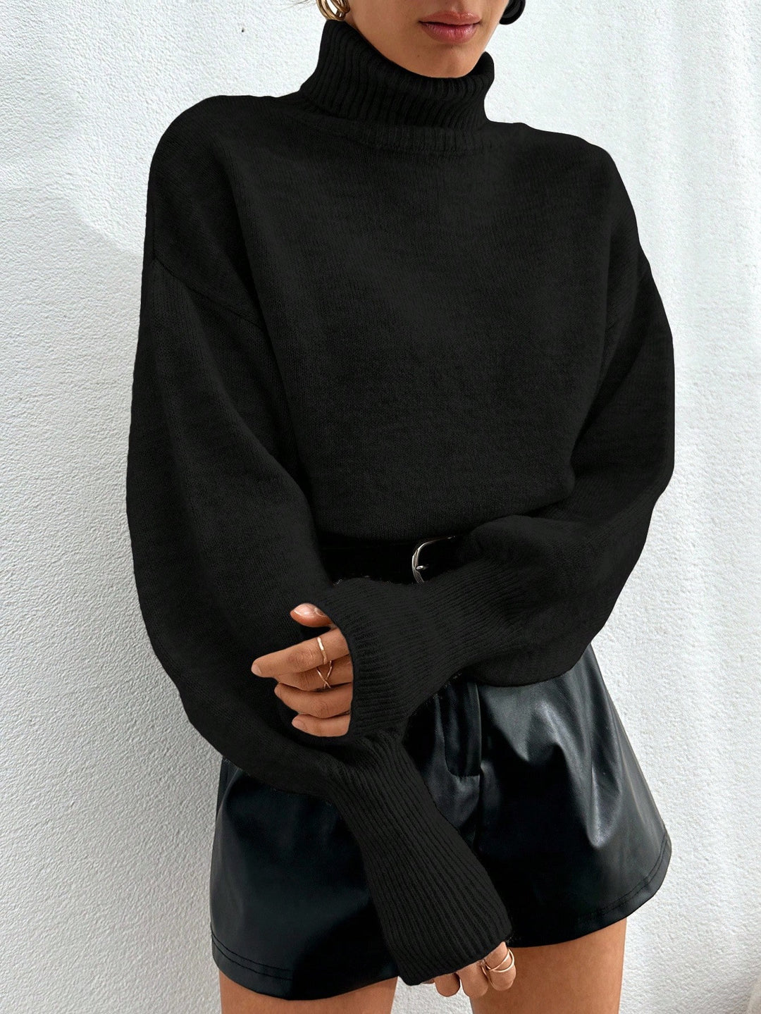 Pulover SHEIN, negru