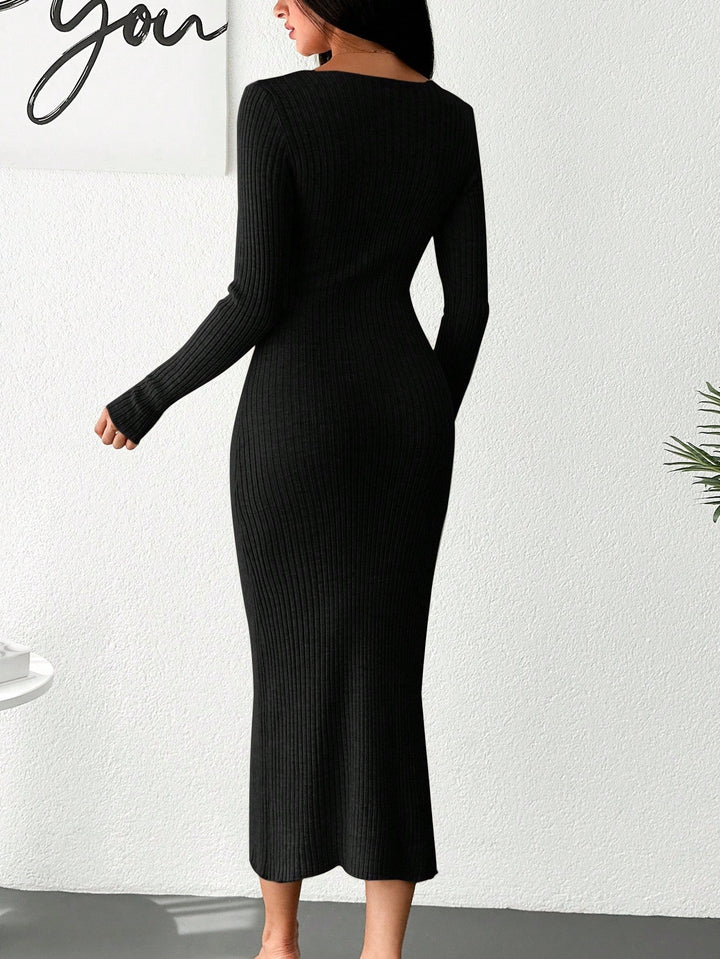 Rochie maxi SHEIN, negru