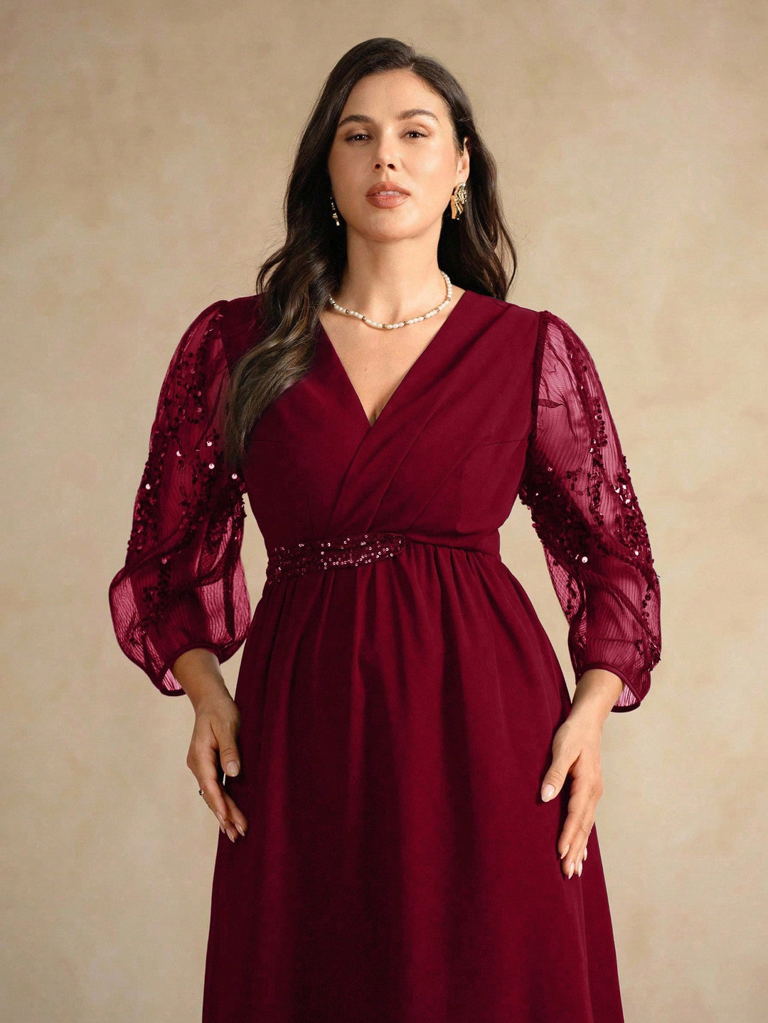 Rochie SHEIN, vișiniu
