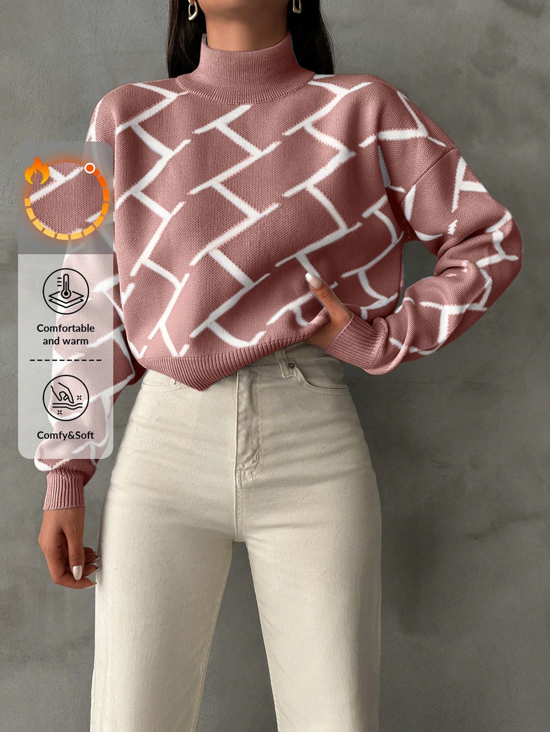 Pulover SHEIN, roz