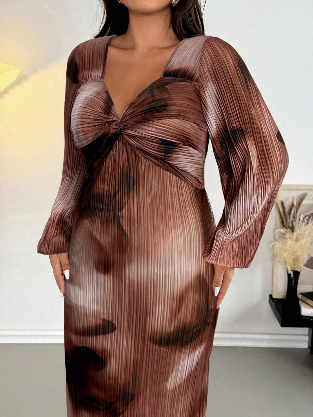 Rochie SHEIN, maro