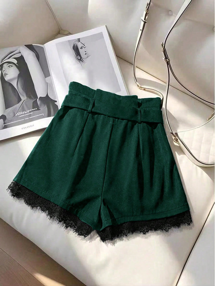 Pantaloni scurți SHEIN, verde
