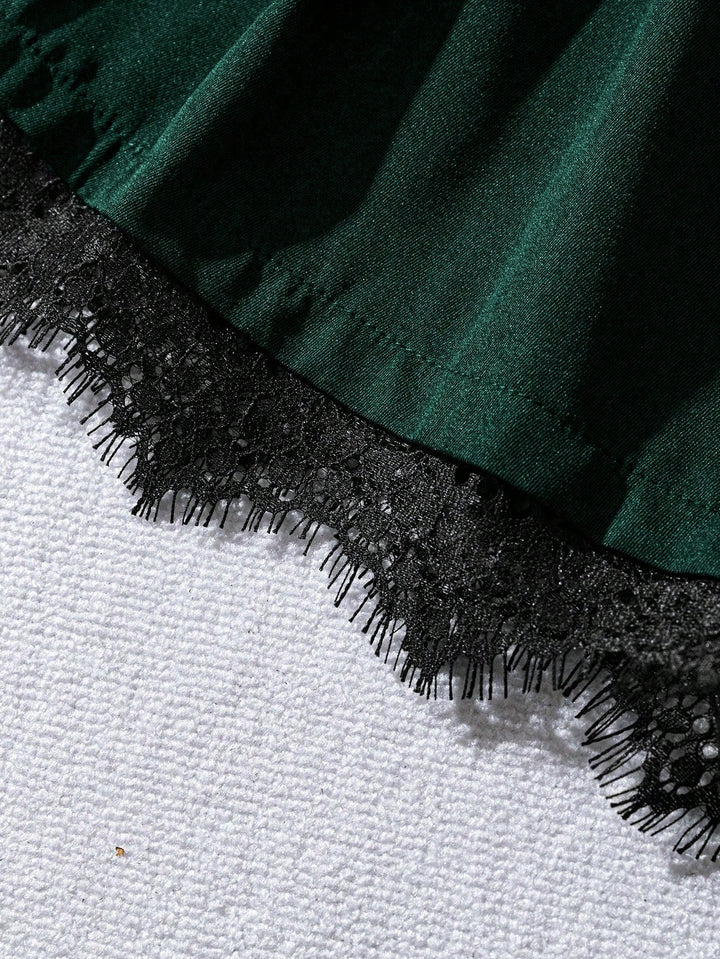 Pantaloni scurți SHEIN, verde