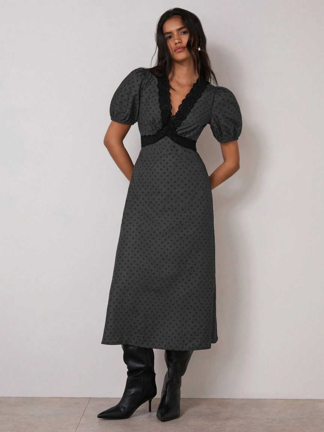 Rochie midi SHEIN, mix culori