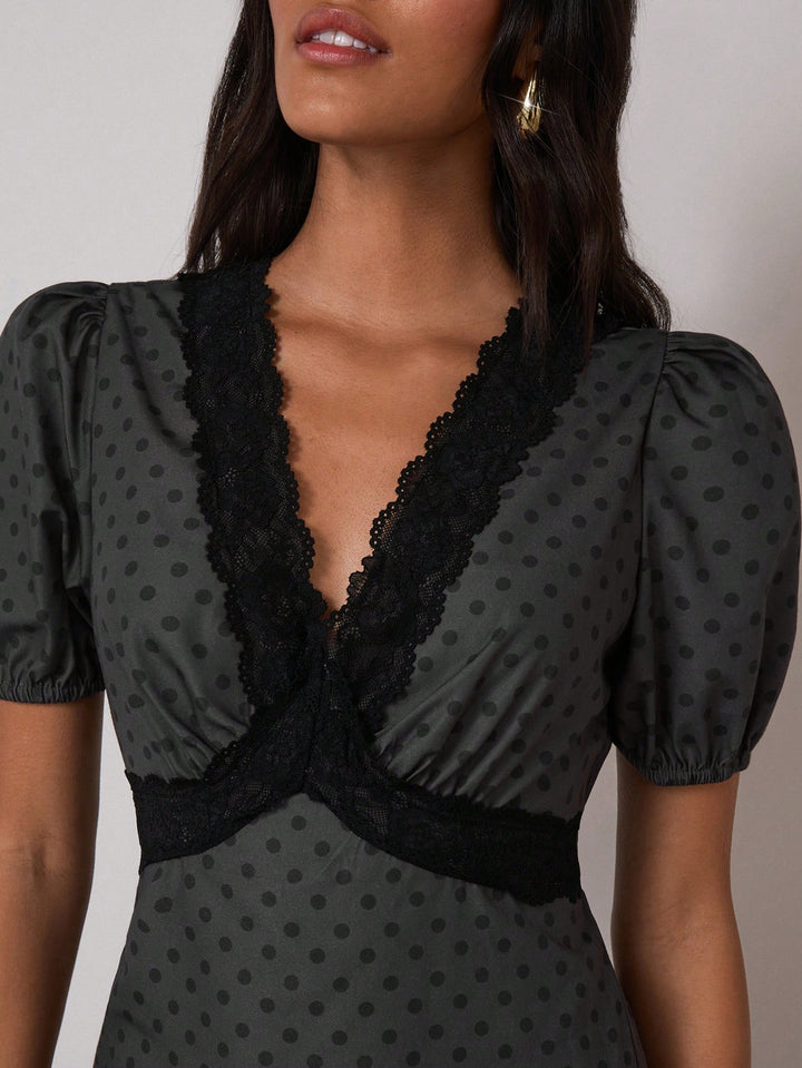 Rochie midi SHEIN, mix culori