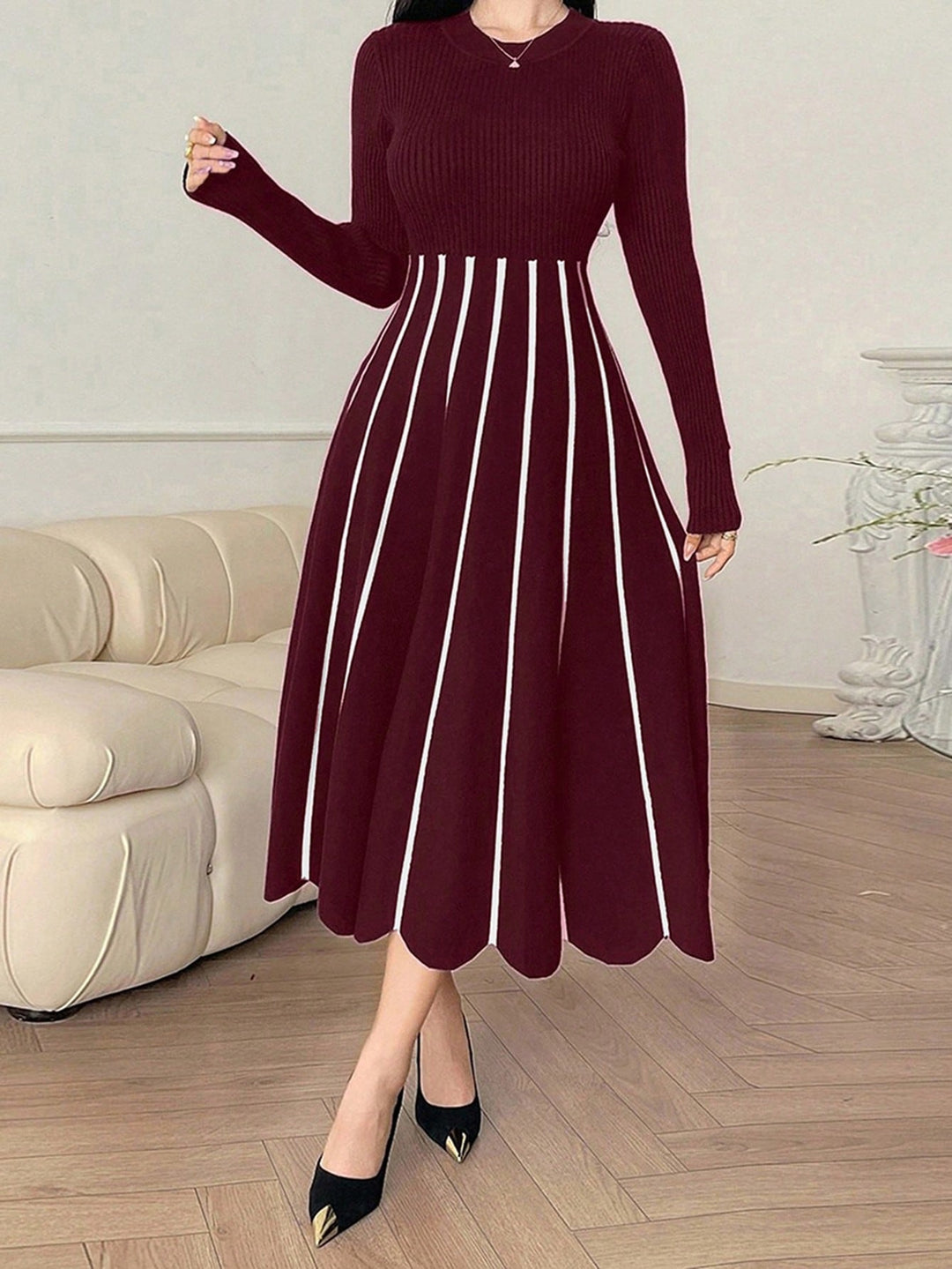 Rochie SHEIN, vișiniu